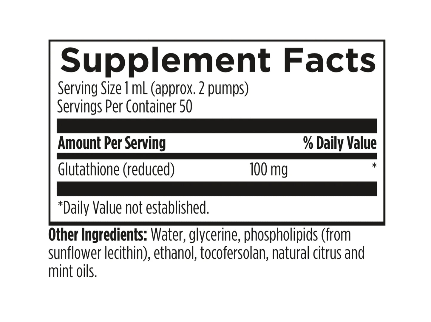 Liposomal Glutathione 1.7 fl oz