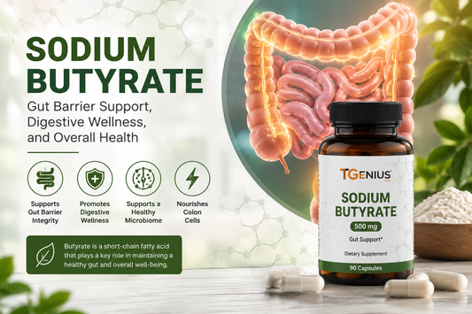 Understanding Sodium Butyrate: Gut Barrier Support, Digestive Wellness, and Overall Health