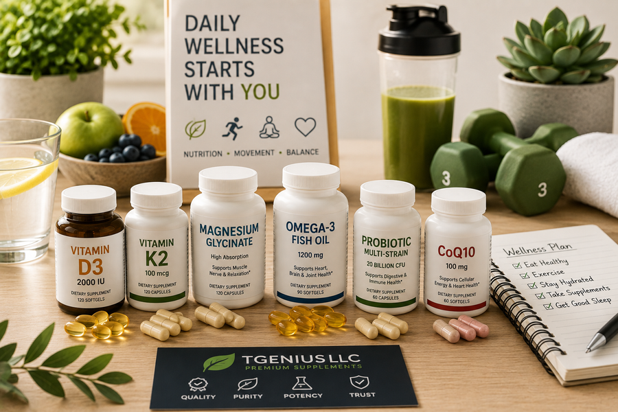 Daily Wellness Supplements: How to Build a Smarter Supplement Routine in 2026