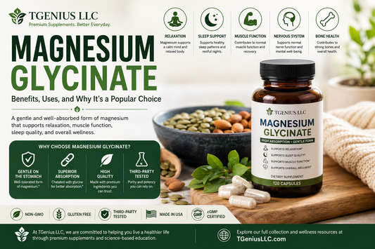 Magnesium Glycinate: Benefits, Uses, and Why It’s a Popular Choice