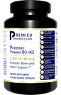 Premier Vitamin D3+K2 30 Capsules