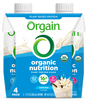 Vegan Organic Nutrition Shake Sweet Vanilla Bean 4 Pack