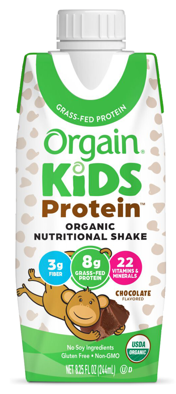 Kids Protein Organic Nutrition Shake Chocolate Single Serving Pack